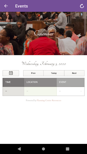 Consolidated Baptist Church Screenshot 2