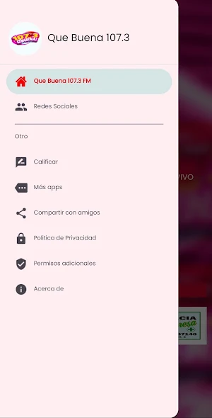 Que Buena 107.3 FM Screenshot 2
