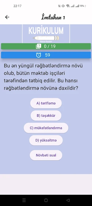 Kurikulum İmtahanlar Screenshot 3