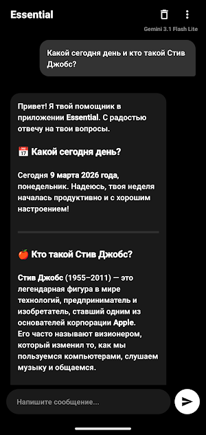 Essential Screenshot 1
