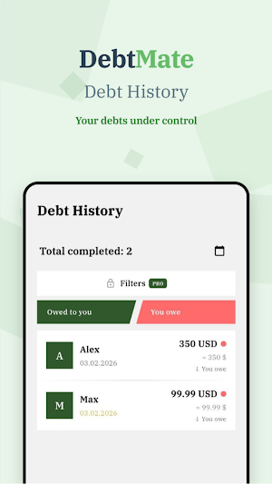 DebtMate Screenshot 1