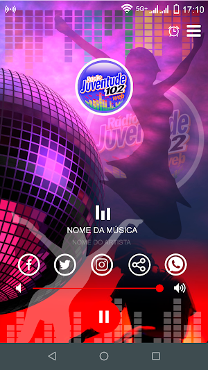 Rádio Juventude 102 Web Screenshot 1