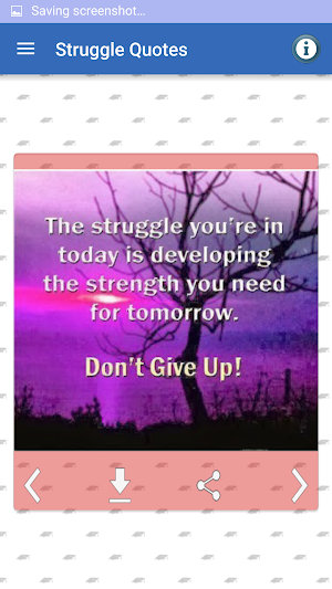 Struggle & Hard Work Quotes Screenshot 0