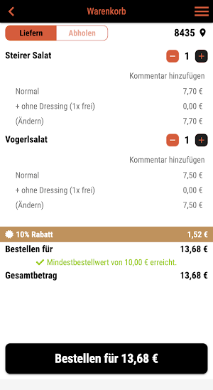 Wagna Pizza Asia Burger Screenshot 1