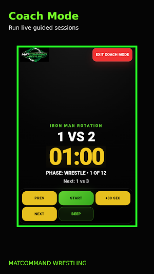 MatCommand: Wrestling Drills Screenshot 2