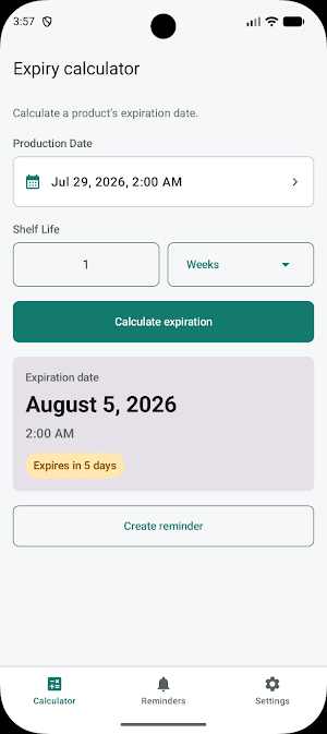 Expiron: Expiration Tracker Screenshot 1