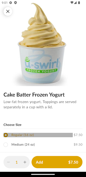 U-Swirl Frozen Yogurt Screenshot 3