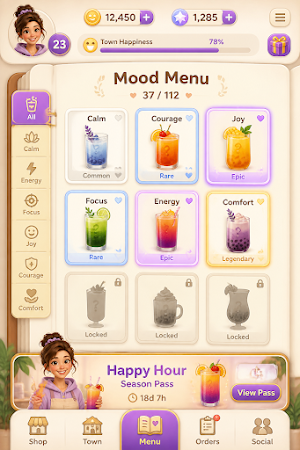Shaker Town: Mood Drink Sort Screenshot 0