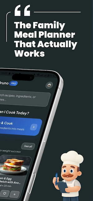 ChefBruno: Smart Meal Planner Screenshot 1
