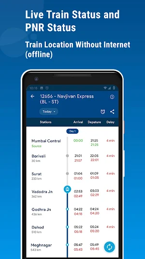 Live Train Status - PNR Status Screenshot 1