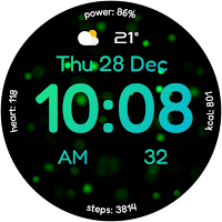 Rainbow Animated Watch face