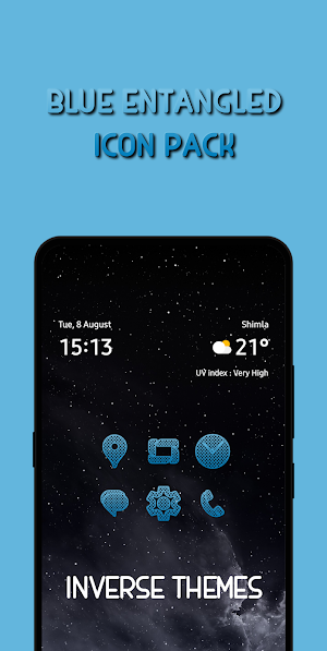 Blue - Entangled Icon Pack Screenshot 0