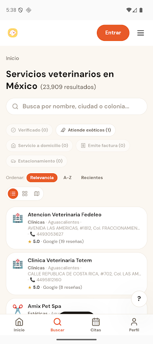 Vetty: veterinarias y más Screenshot 2