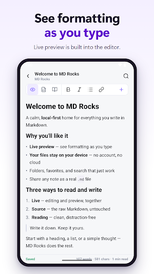 Markdown Rocks - MD Rocks Screenshot 0