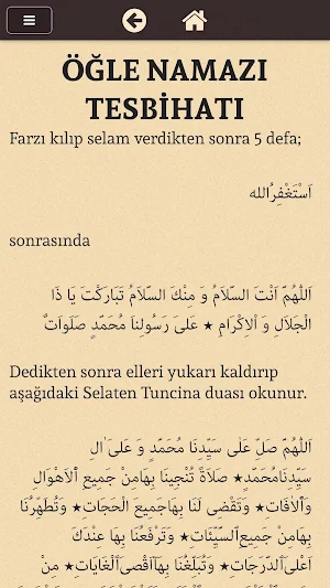 Namaz Tesbihatı Arapça Türkçe Screenshot 3