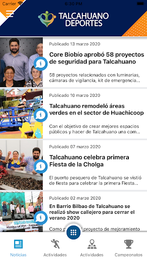 Talcahuano Deportes Screenshot 1
