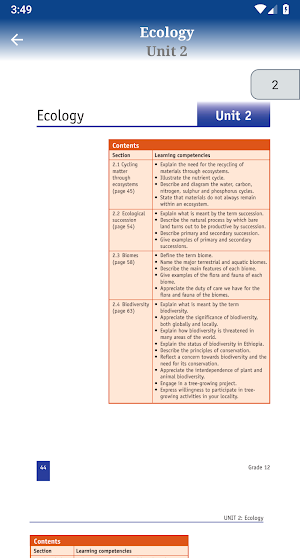 Biology Textbook Grade 12th Screenshot 0