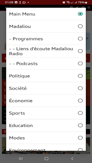 Madaliou Radio Screenshot 2