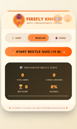 Firefly Knight: Beetle Quiz Screenshot 0