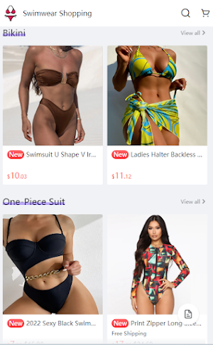 Swimwear Screenshot 1