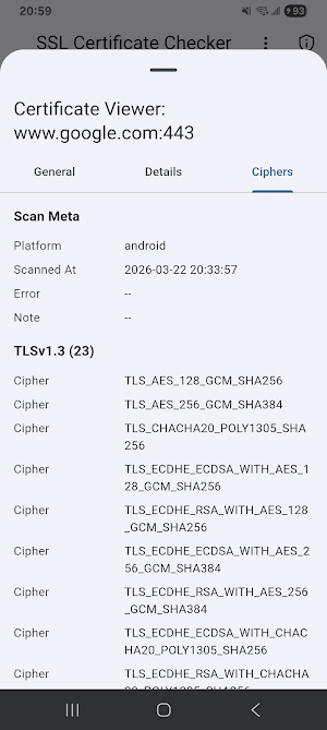 SSL Certificate Checker Screenshot 3