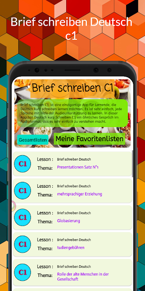 Brief schreiben Deutsch c1 Screenshot 0