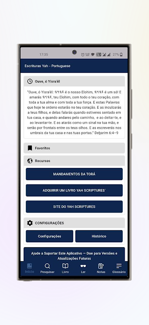 Escrituras Yah - Portuguese Screenshot 0