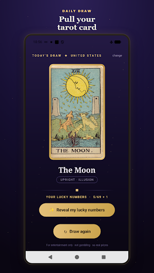 Tarot Lucky Numbers Screenshot 0
