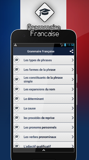 Grammaire Française Screenshot 1