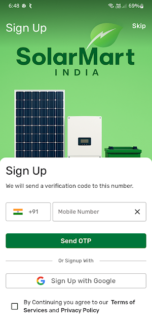 Solarmart Customer Screenshot 2