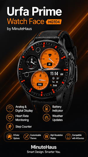 Urfa Prime Watch Face HG104 Screenshot 1
