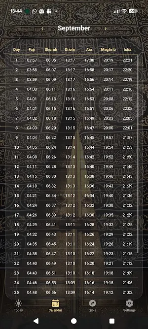 Prayer Times Sweden Screenshot 1