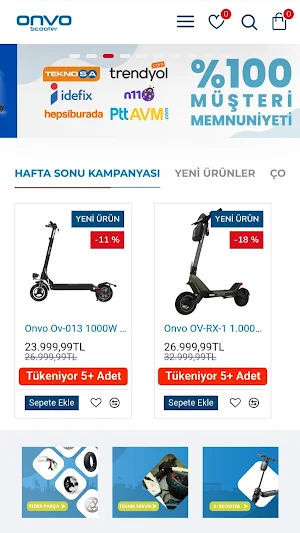 Onvo Scooter Screenshot 2
