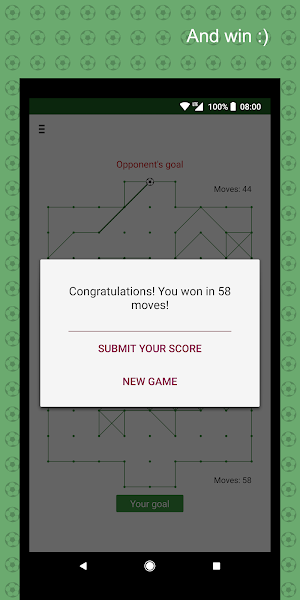 Paper Football (Logic game) Screenshot 3