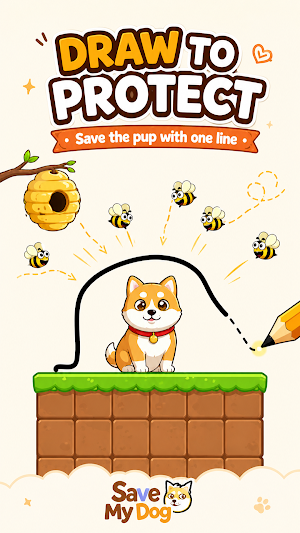 Save My Dog - Draw Puzzle Screenshot 0