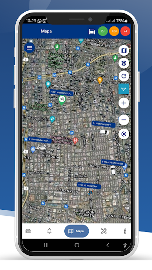 e-Vision GPS Screenshot 1