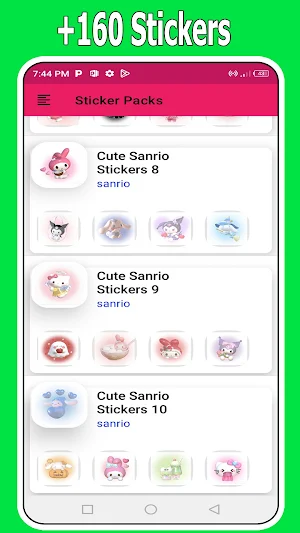 Cute Sanrio WAStickers Screenshot 2