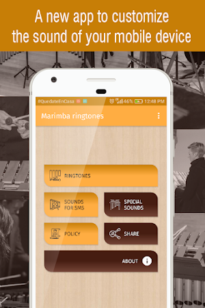 marimba ringtones for phone Screenshot 0