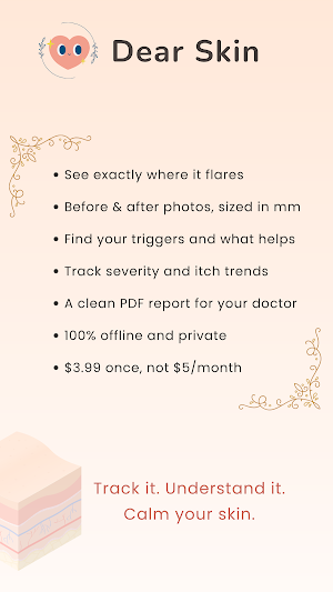 Dear Skin: Flare Tracker Screenshot 0