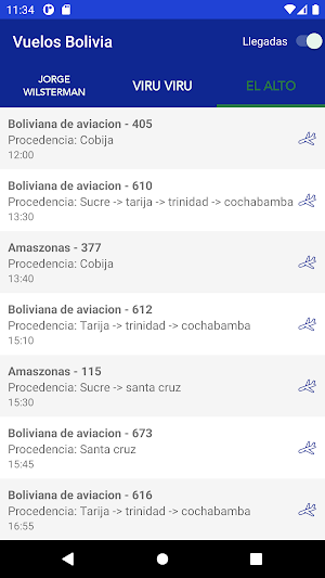 Vuelos Bolivia Screenshot 3