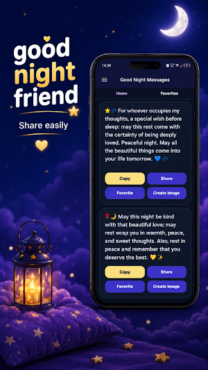 Good Night Messages Screenshot 1
