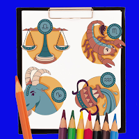Zodiac Signs Coloring Book