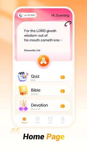 Bible Launcher: kjv bible Screenshot 1