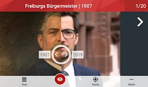 Freiburg Zeitreise - die Stadtjubiläum 2020 App Screenshot 1