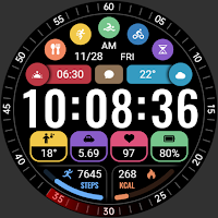 Gorgeous Text Clock ZKin Watch