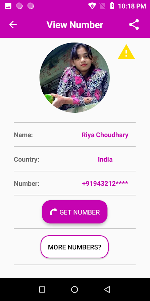 Lovely Girls Phone Number Chat Screenshot 3