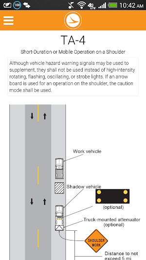 ODOT Work Zone Pocket Guide Screenshot 2
