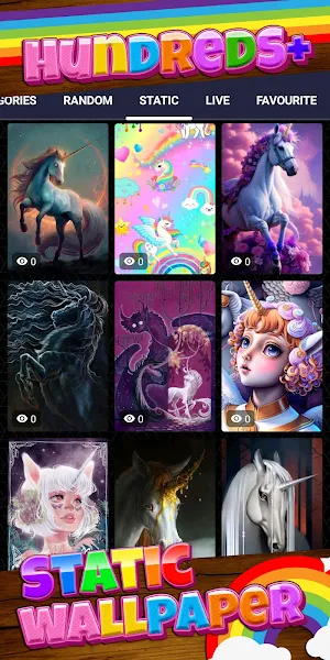 unicorn wallpaper Screenshot 3