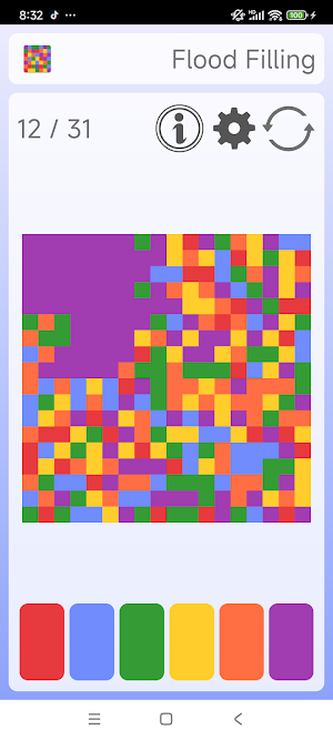 Flood Filling Board by Colors Screenshot 2