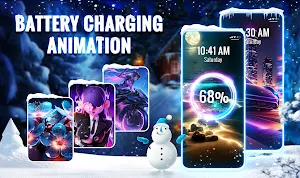 Battery Charging Animation 4D Screenshot 0